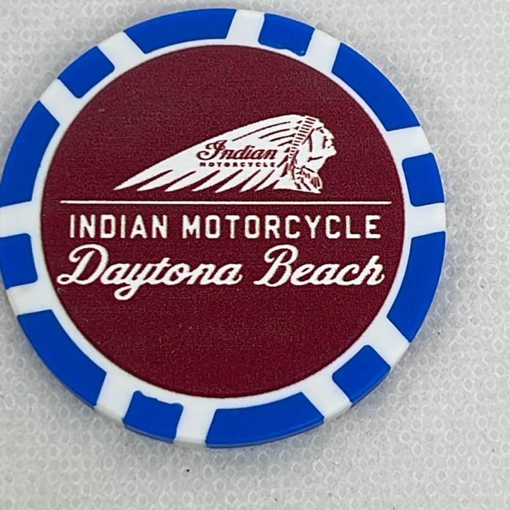Indian Motorcycle Daytona Beach Bike Week Commemorative Chip